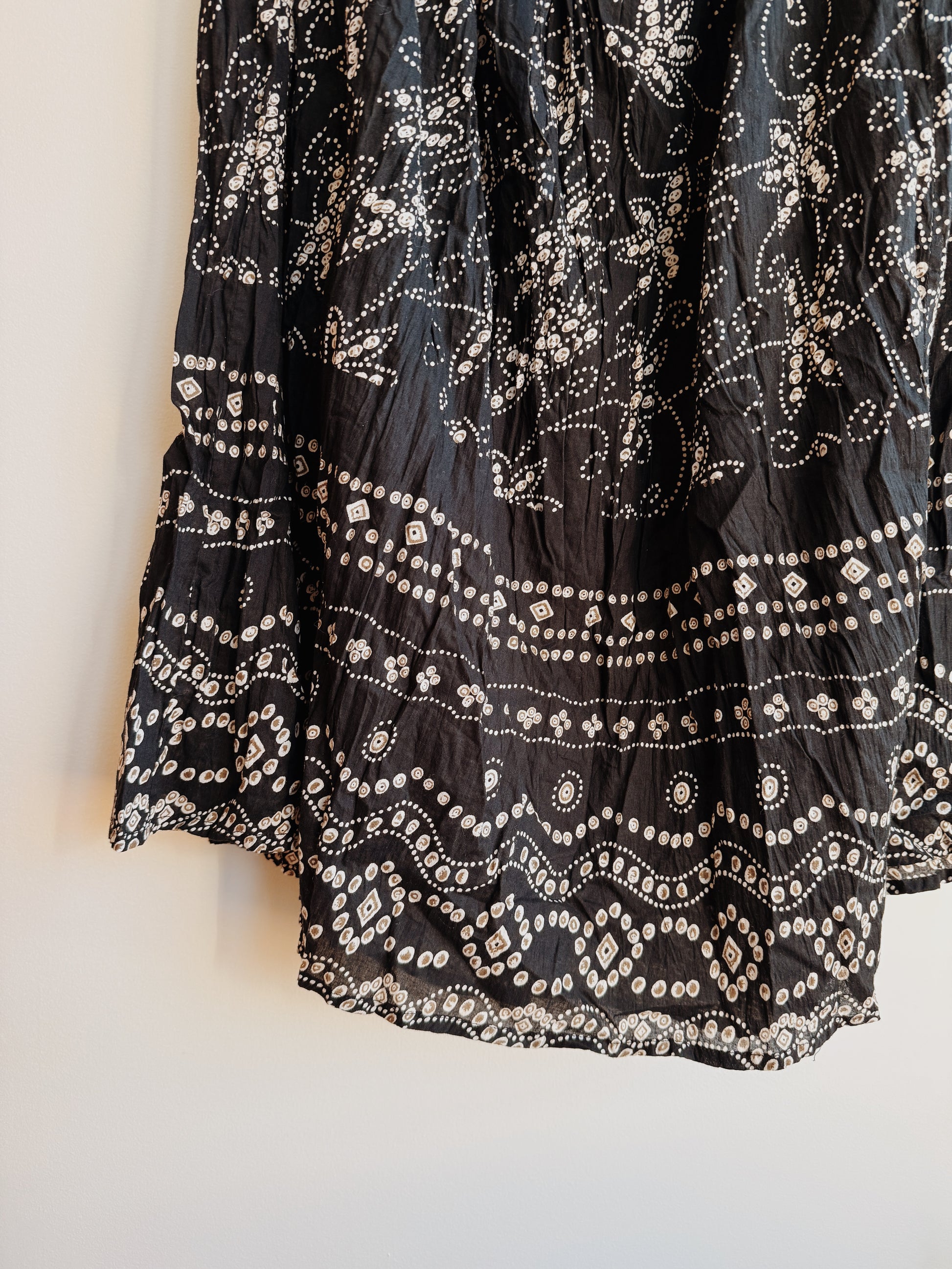 Cotton Crinkle Skirt