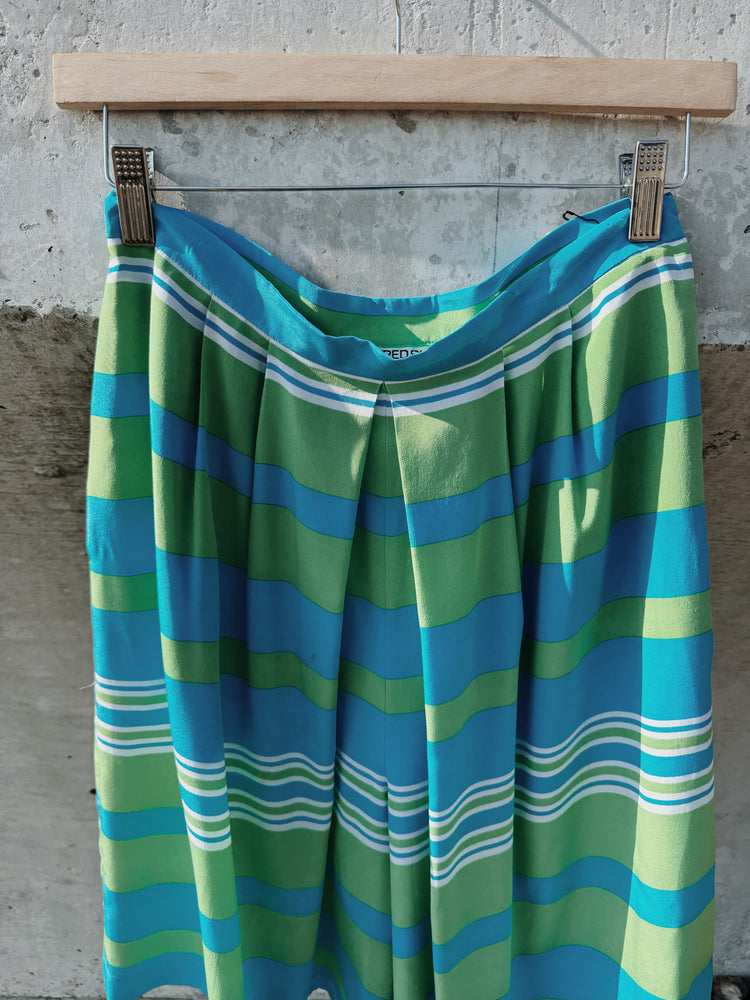 Silk Stripe Bermuda