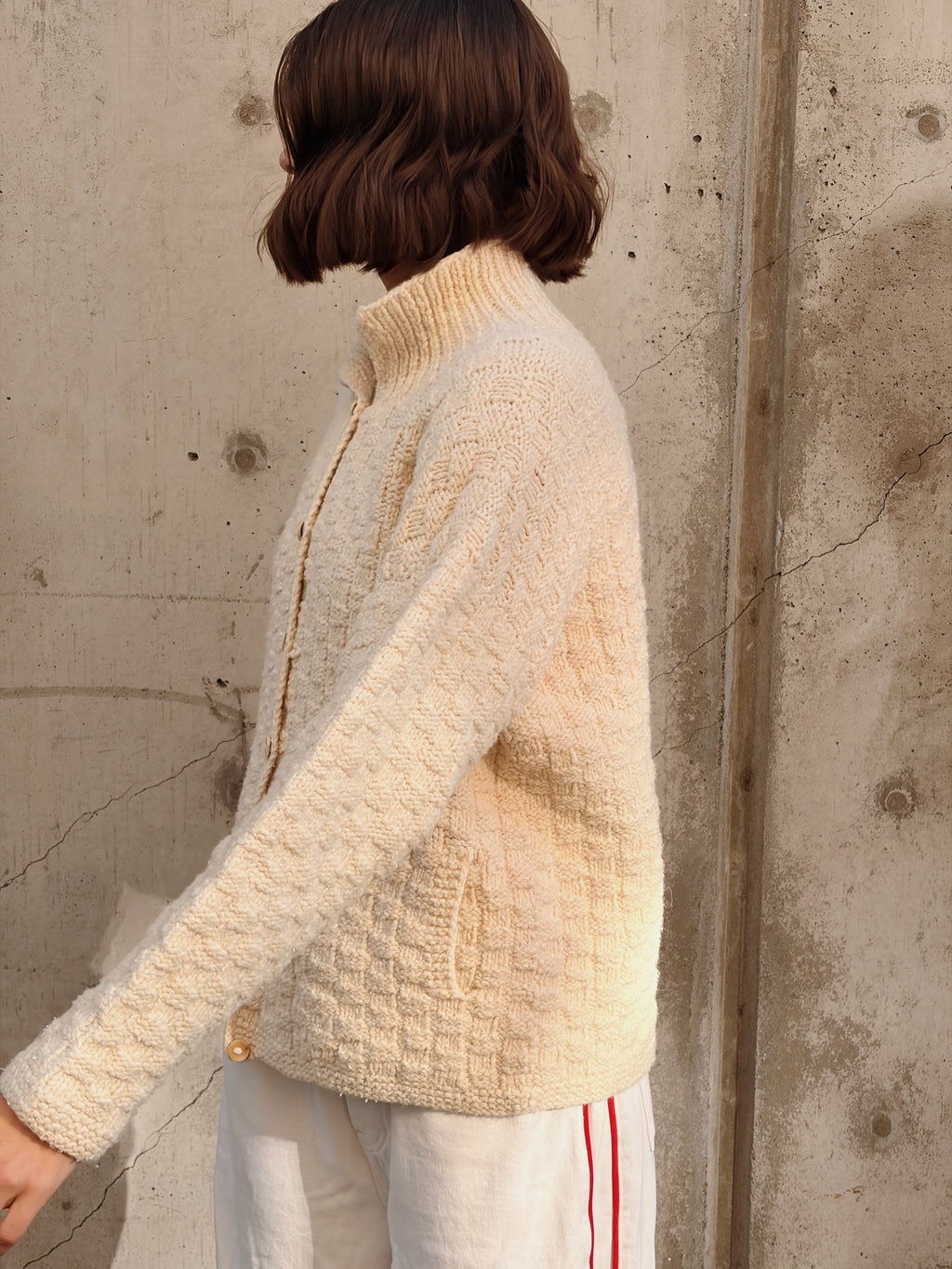 Basketweave Cardi