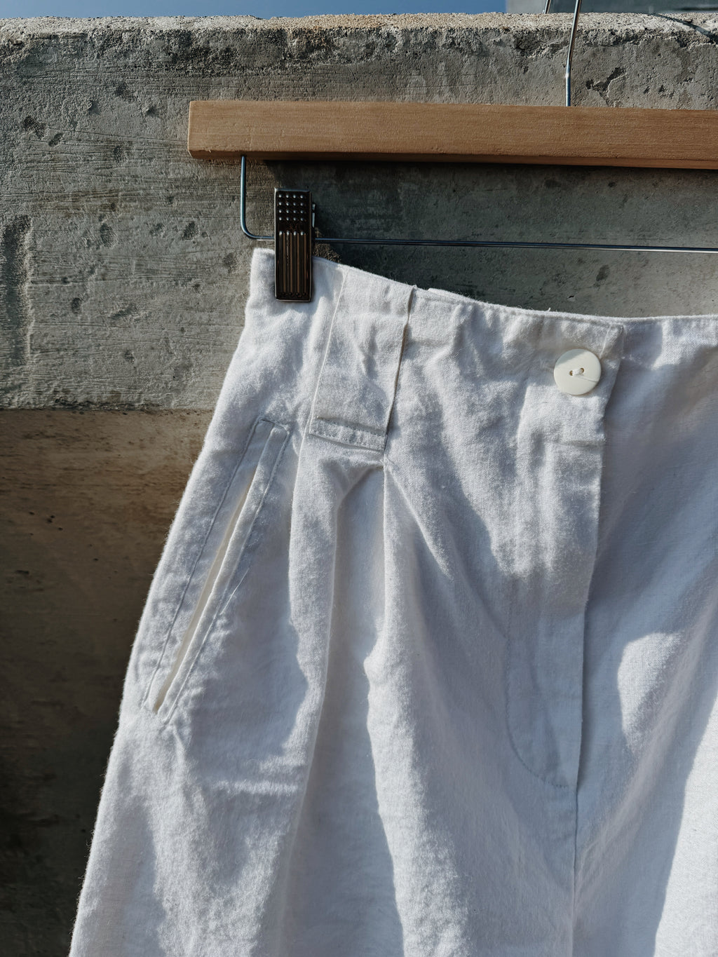 Linen Blend Bermuda's