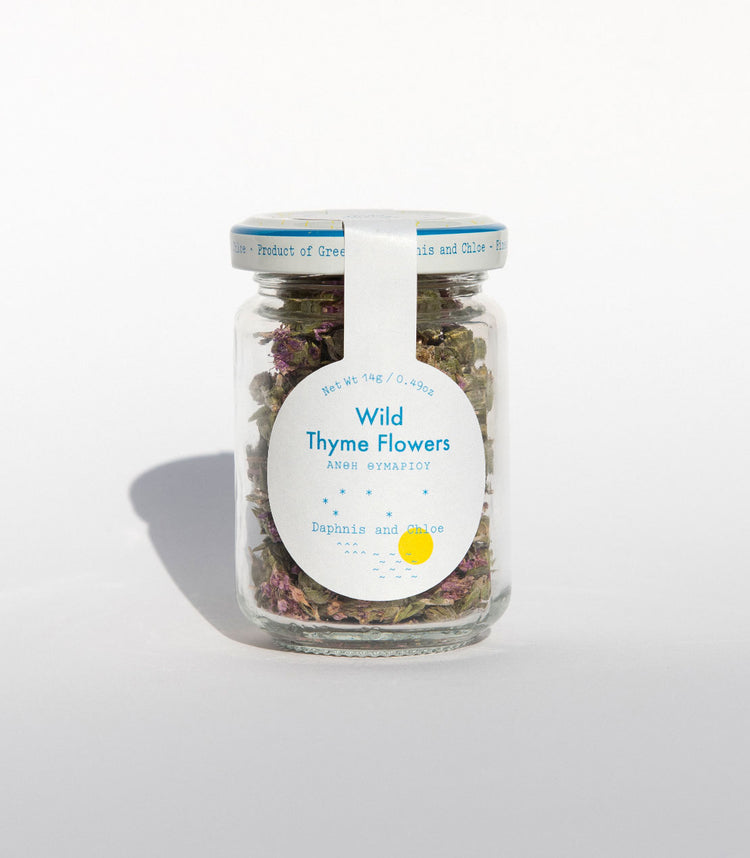 Wild Thyme Flowers Jar
