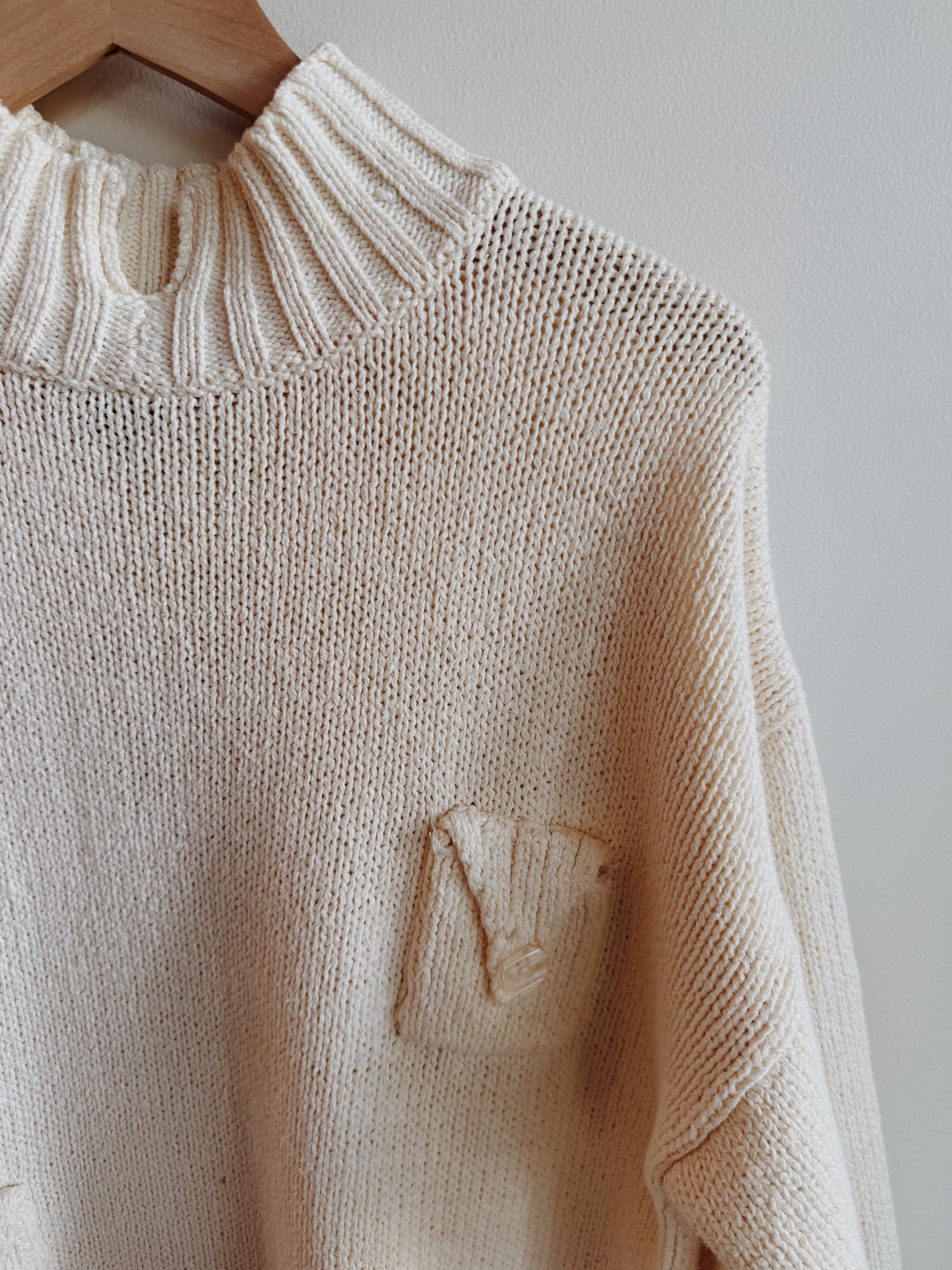 Cotton 2 Pocket Sweater