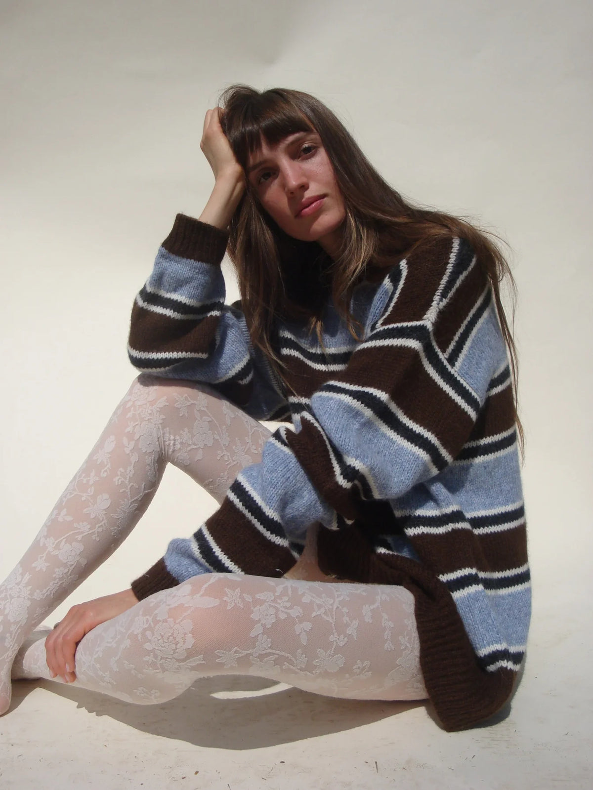 Sienna Striped Crew