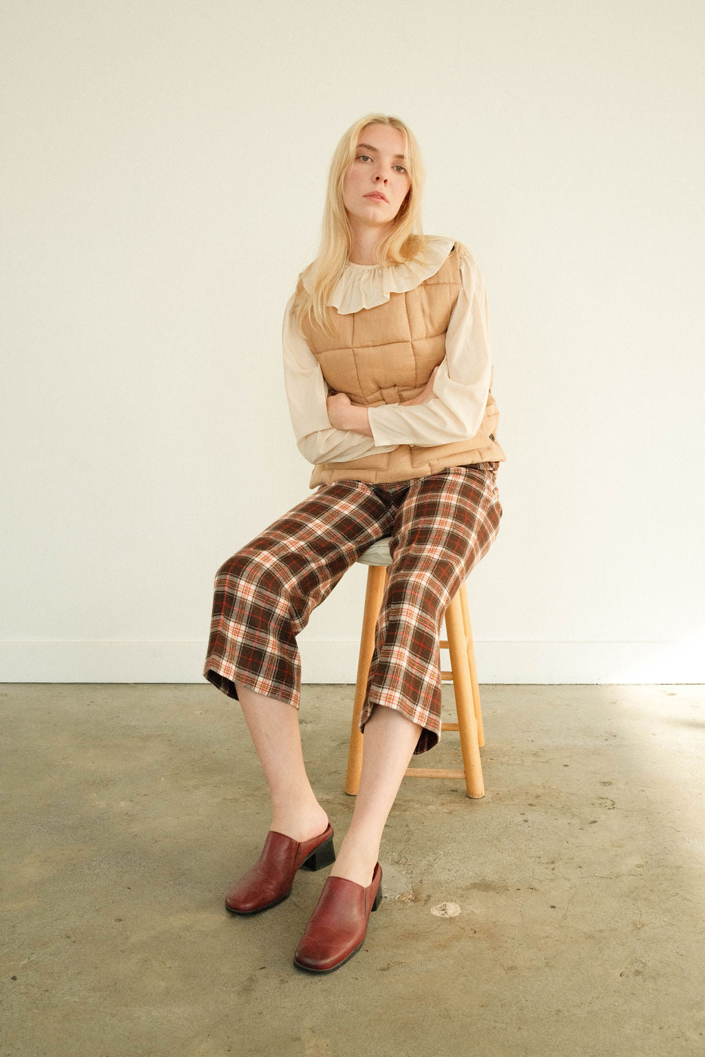 Quilted Wool Vest
