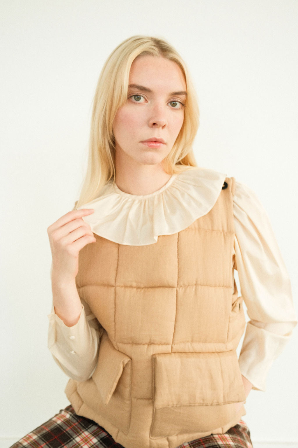 Quilted Wool Vest