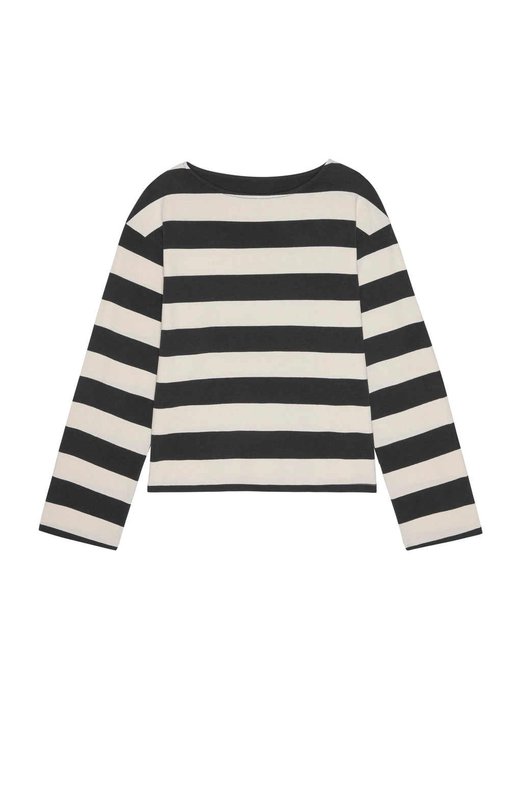Jersey Striped Boatneck