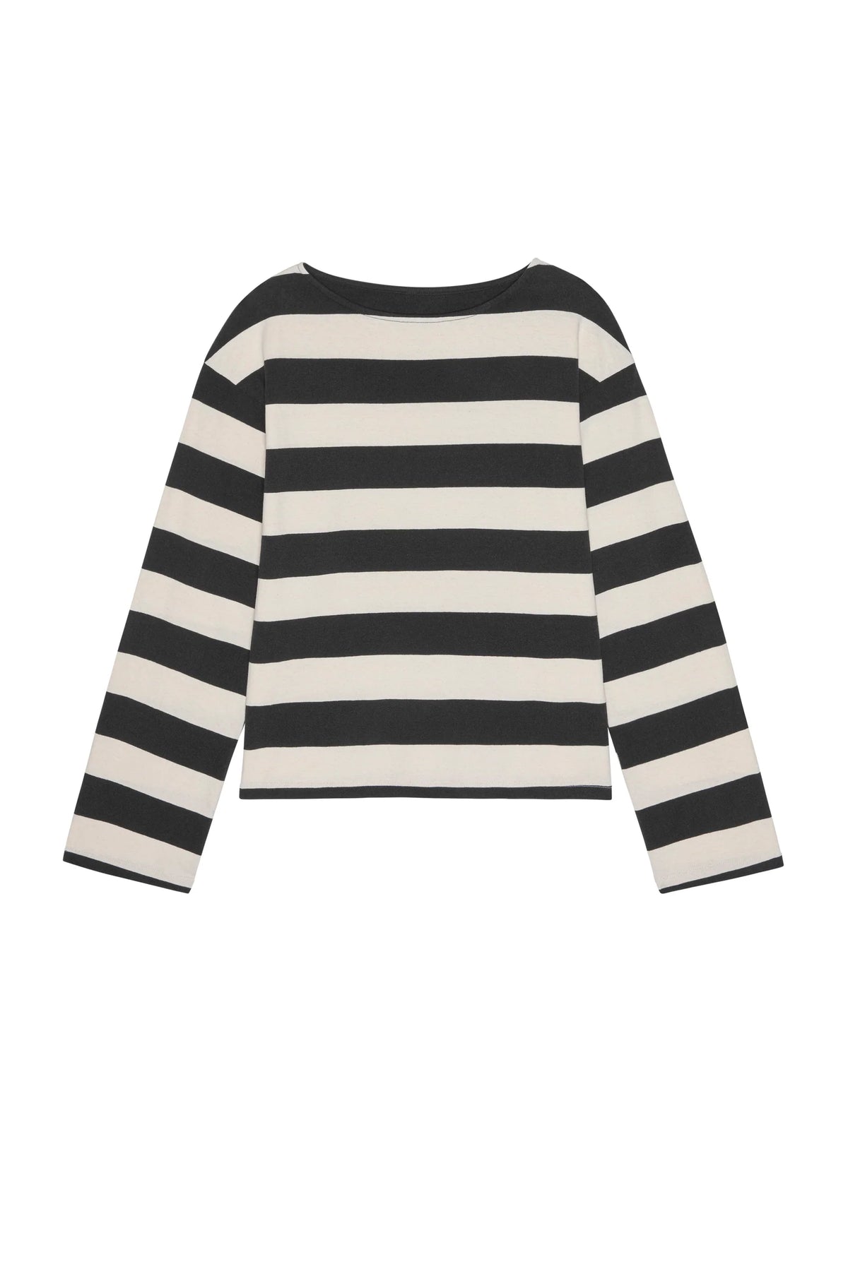 Jersey Striped Boatneck
