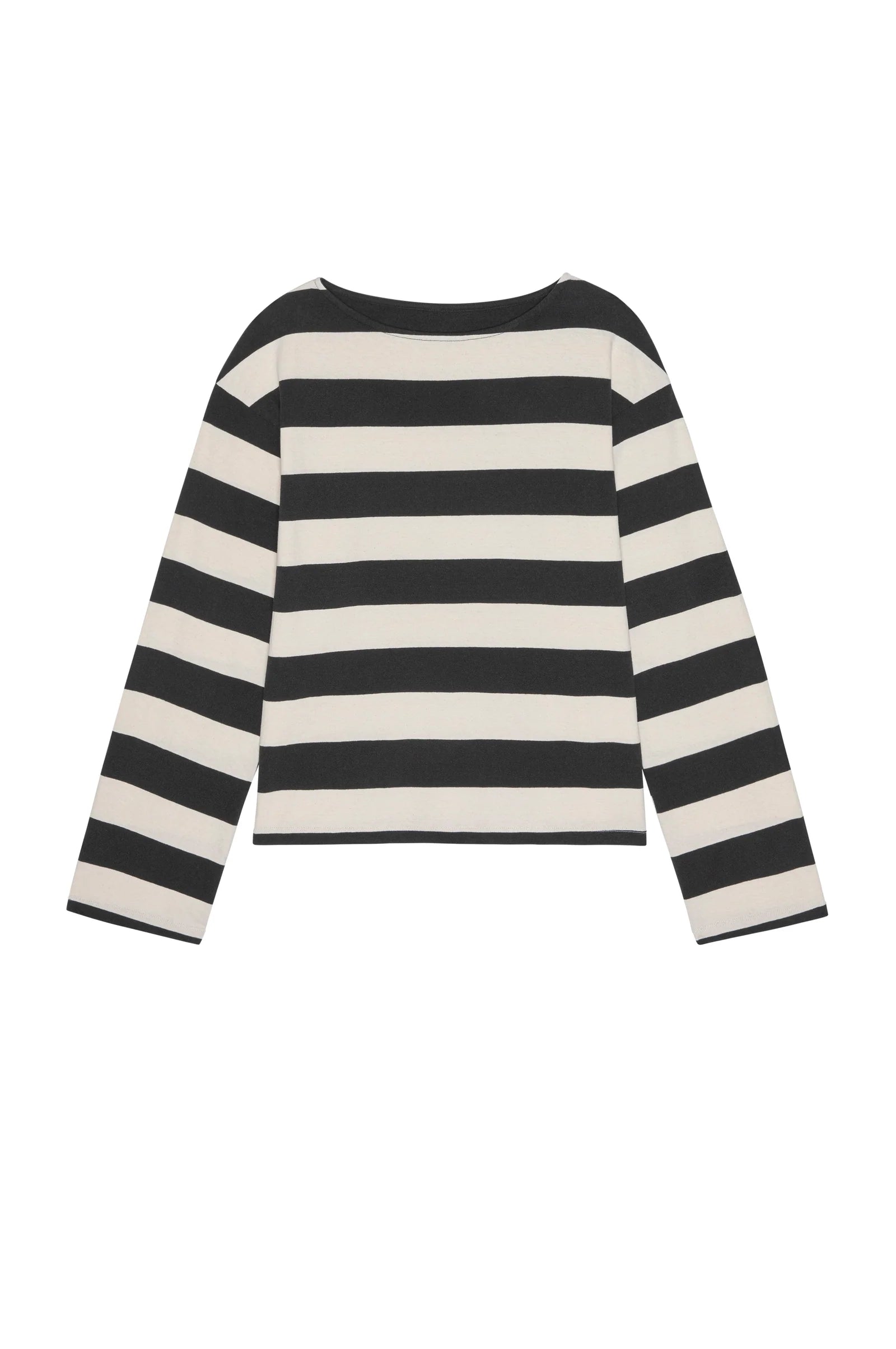 Jersey Striped Boatneck