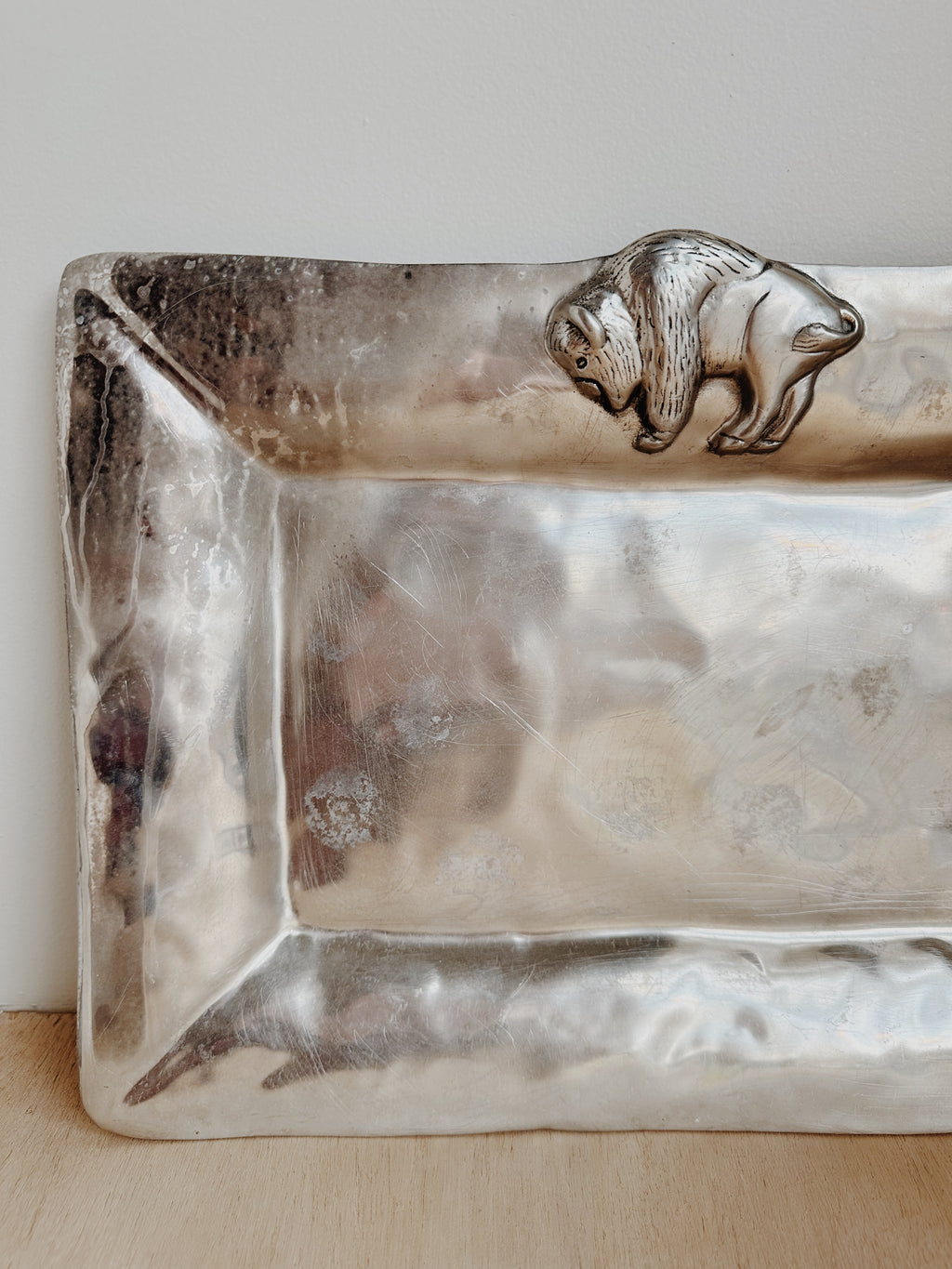 Buffalo Silver Tray