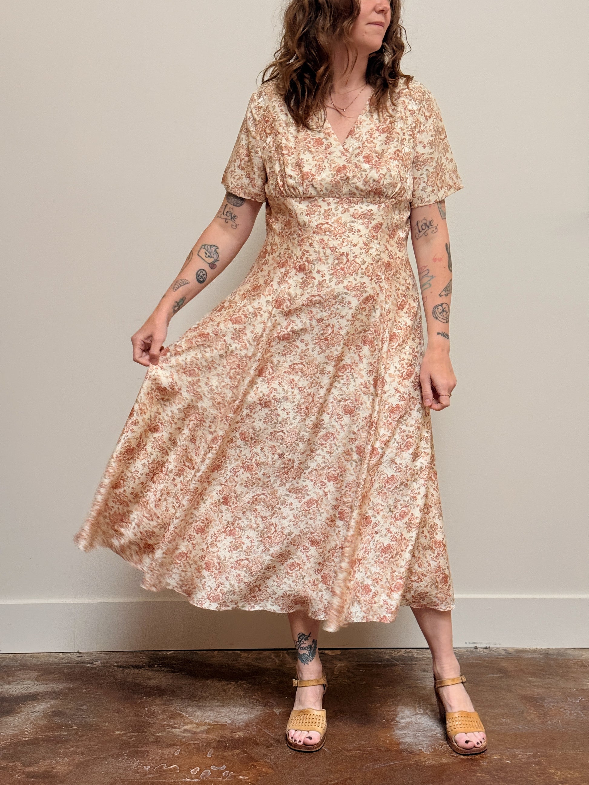 Laura Ashley 90's Floral Maxi