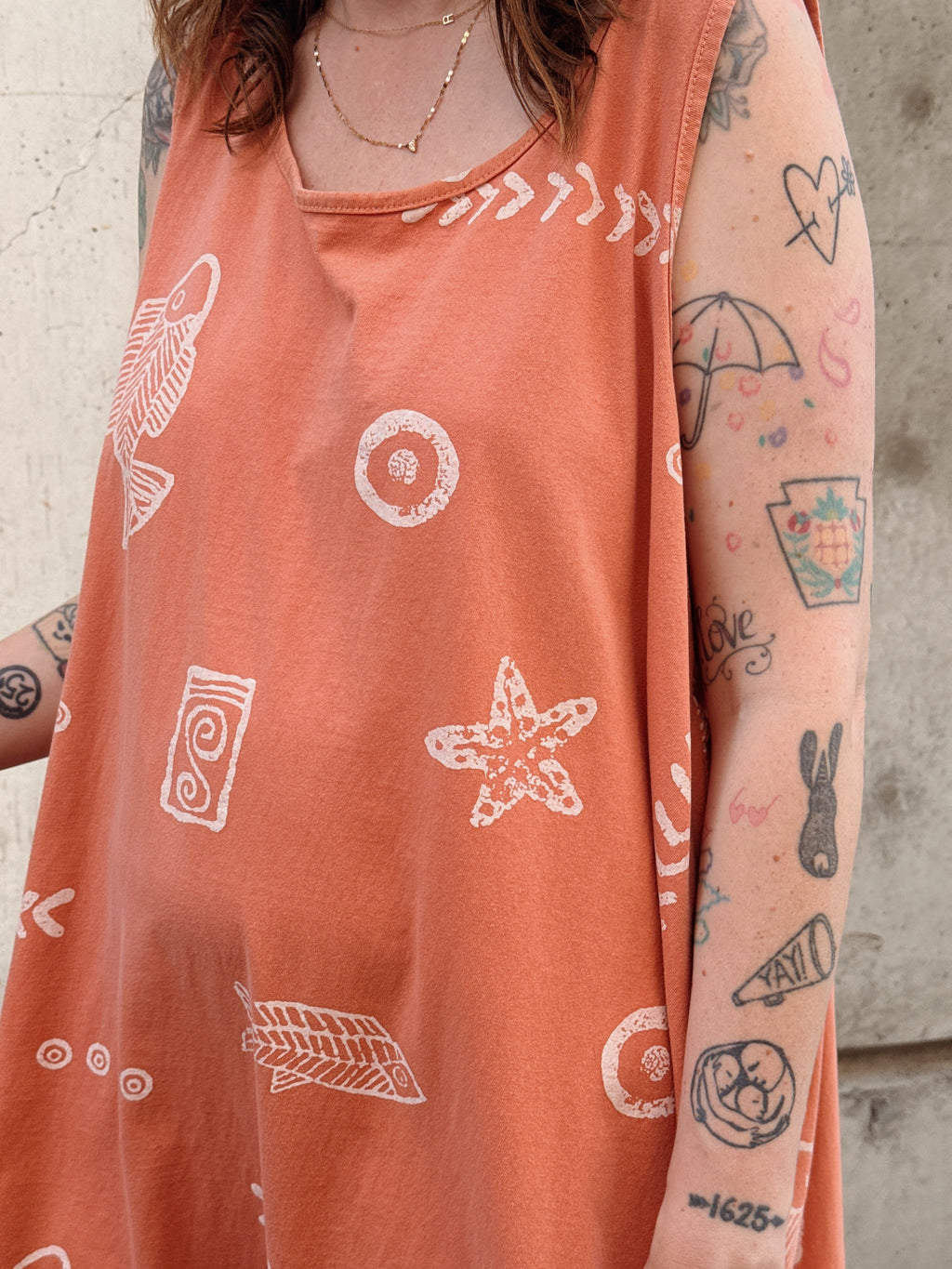Peach Fish Tank Dress
