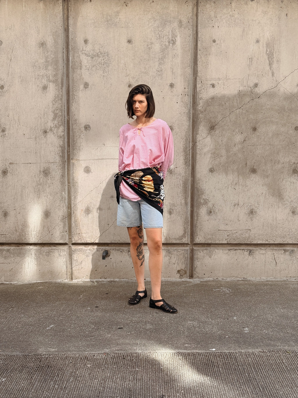 Pink Stripe Tunic