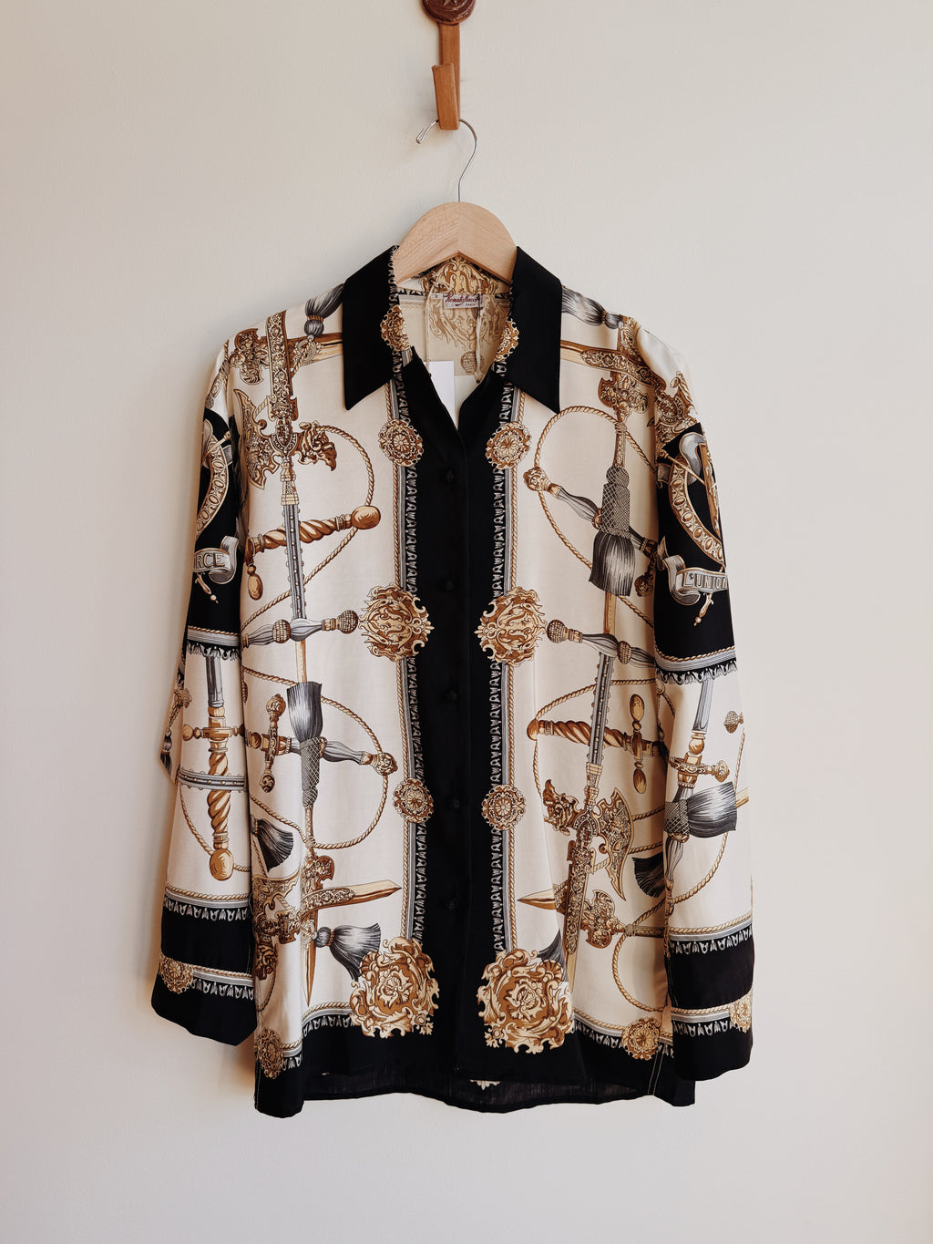 Printed Silk Blouse