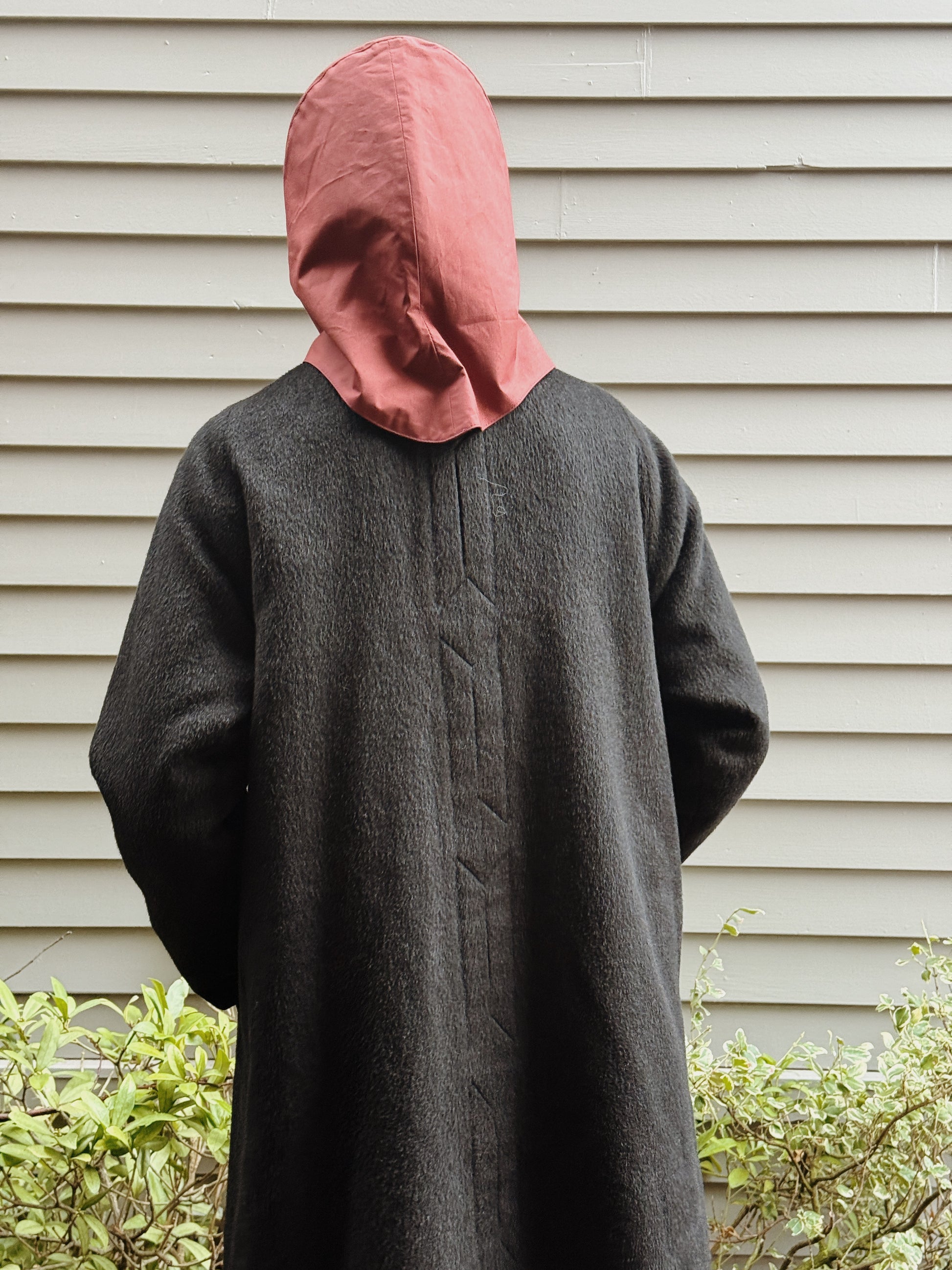 Cashmere Collarless Coat