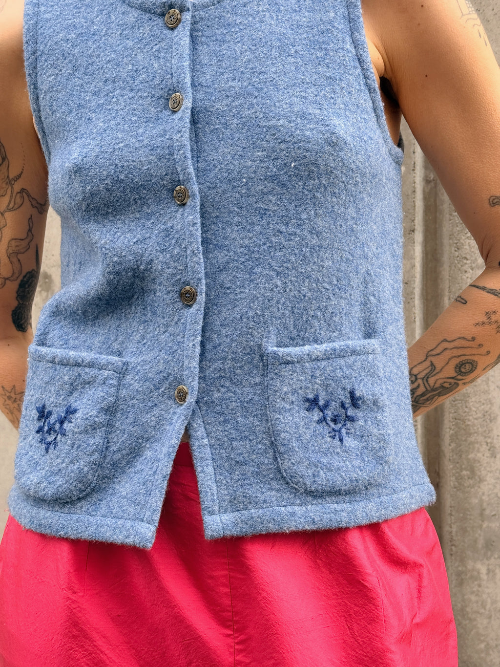 Boiled Wool Vest