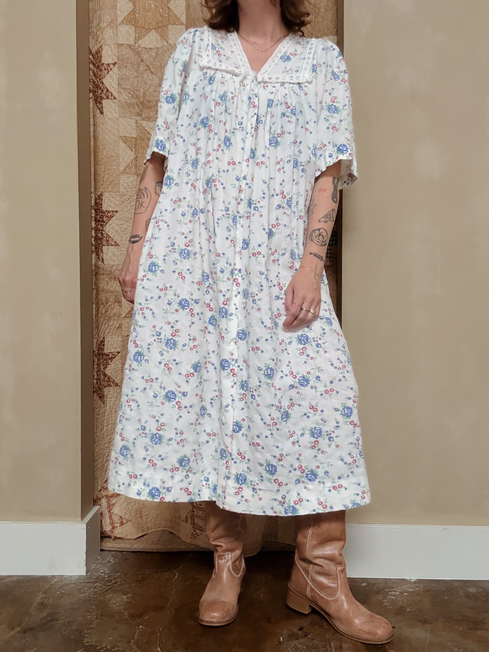 Floral House Dress