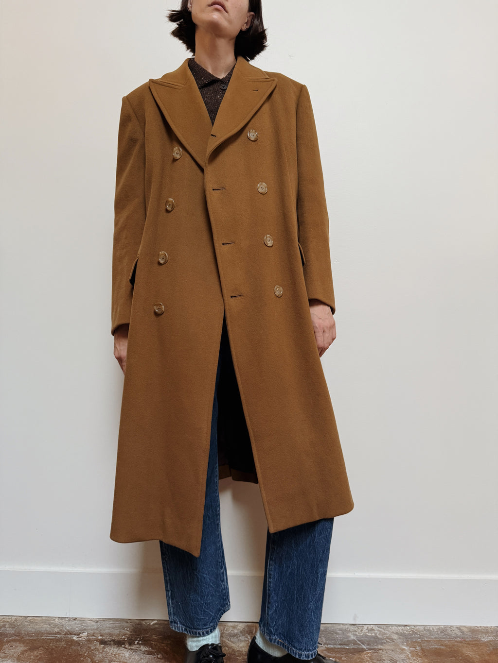Rosher Wool Dress Coat