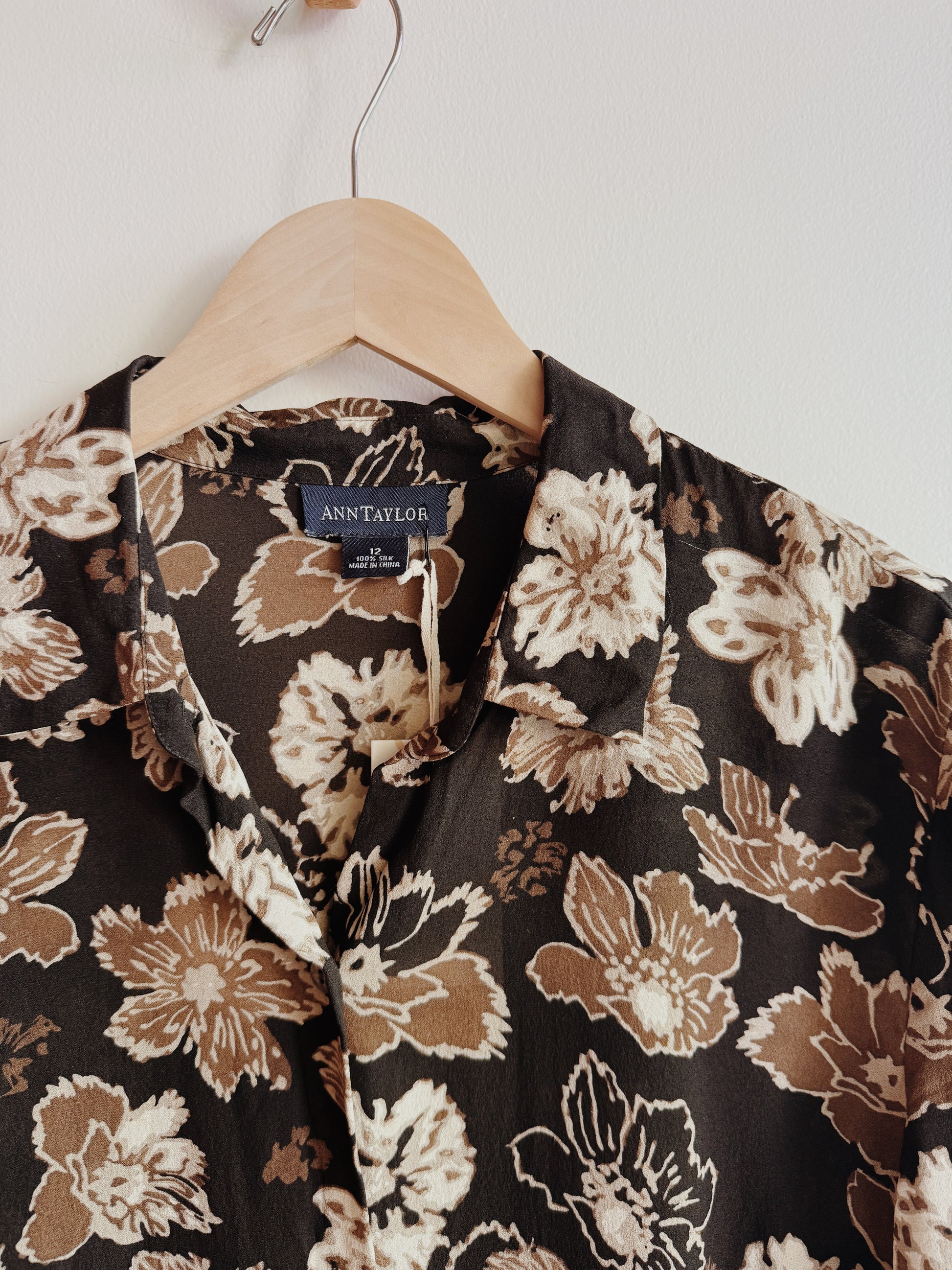 Silk Long Sleeve Blouse