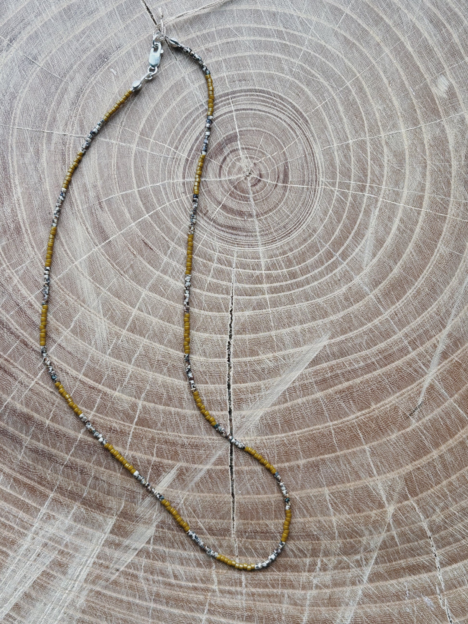 Green Glass Bead Necklaces