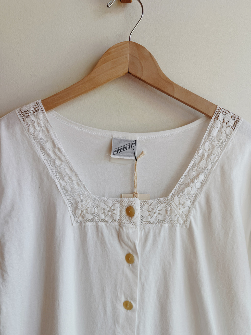 White Knit Lace Trim