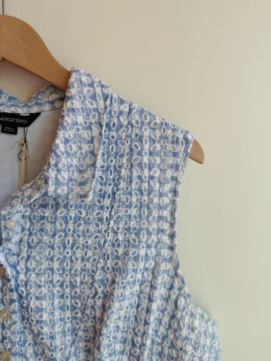 Baby Blue Sleeveless Dress