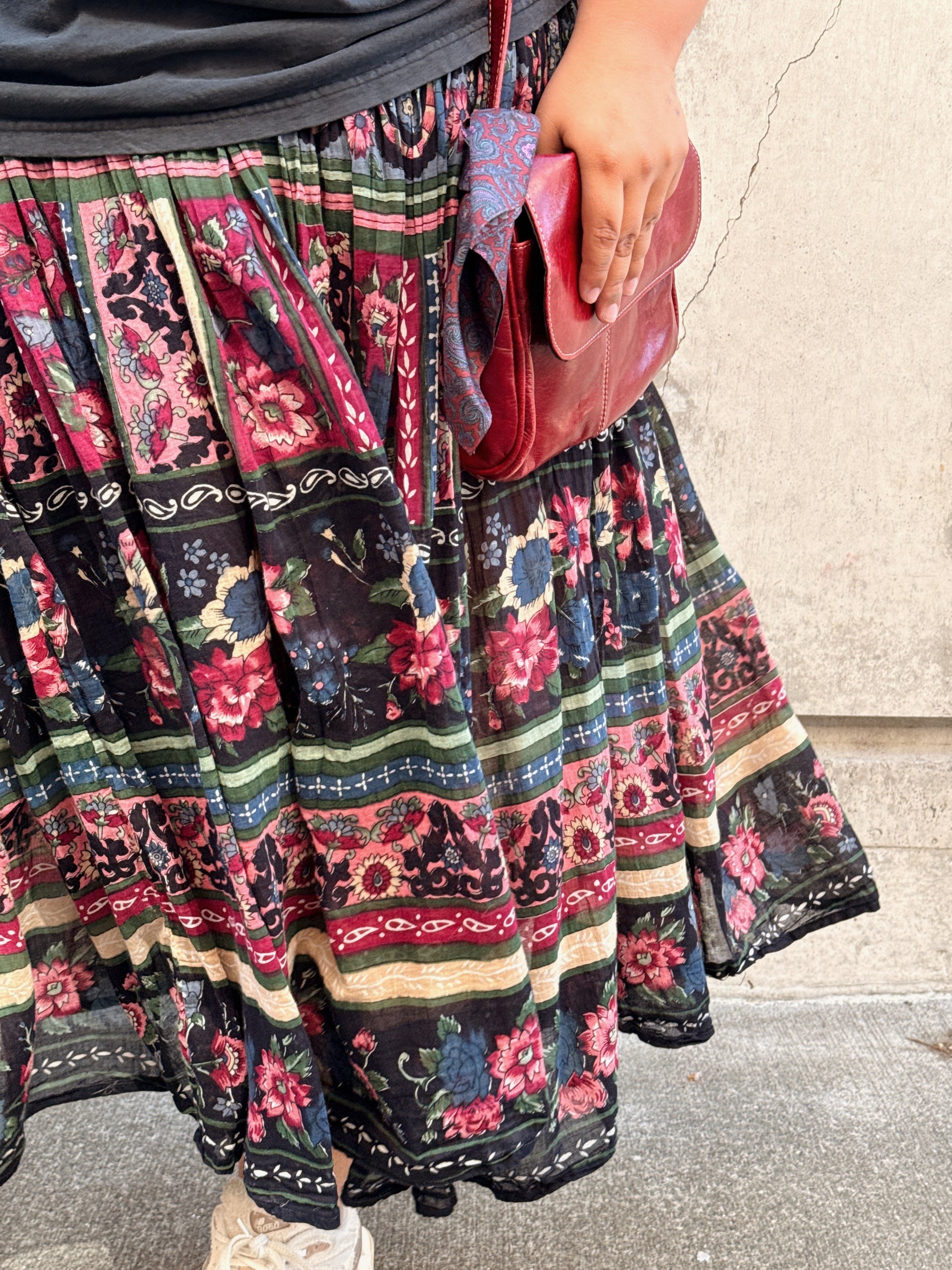 Crinkle Gauze Skirt