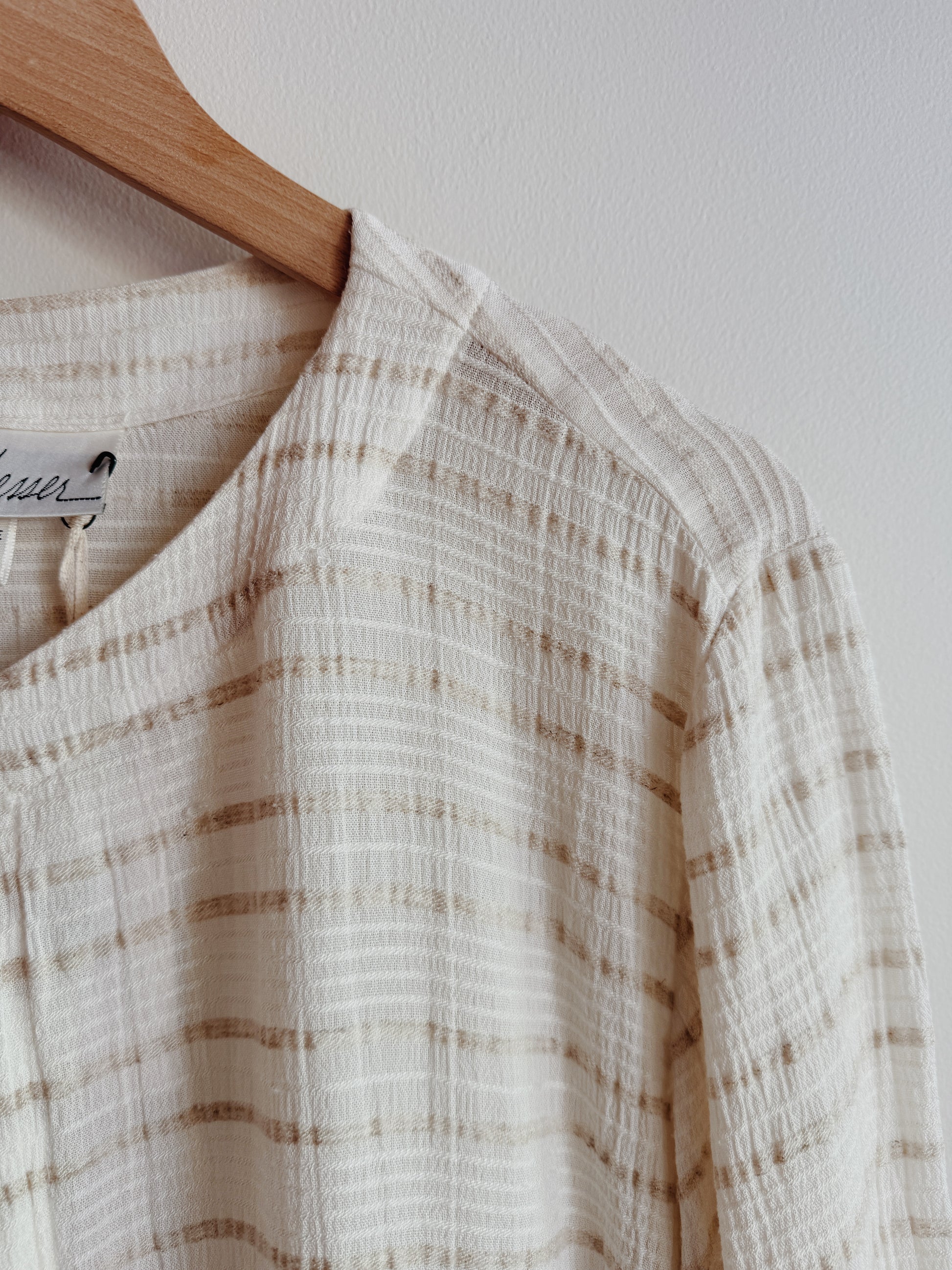 Textured Cream Cardi