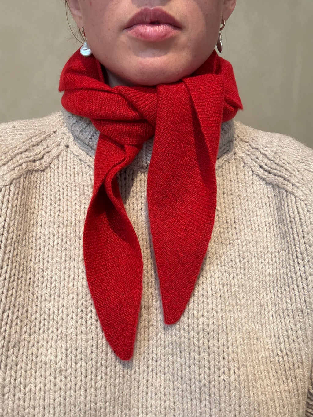 Cashmere Triangle Scarf