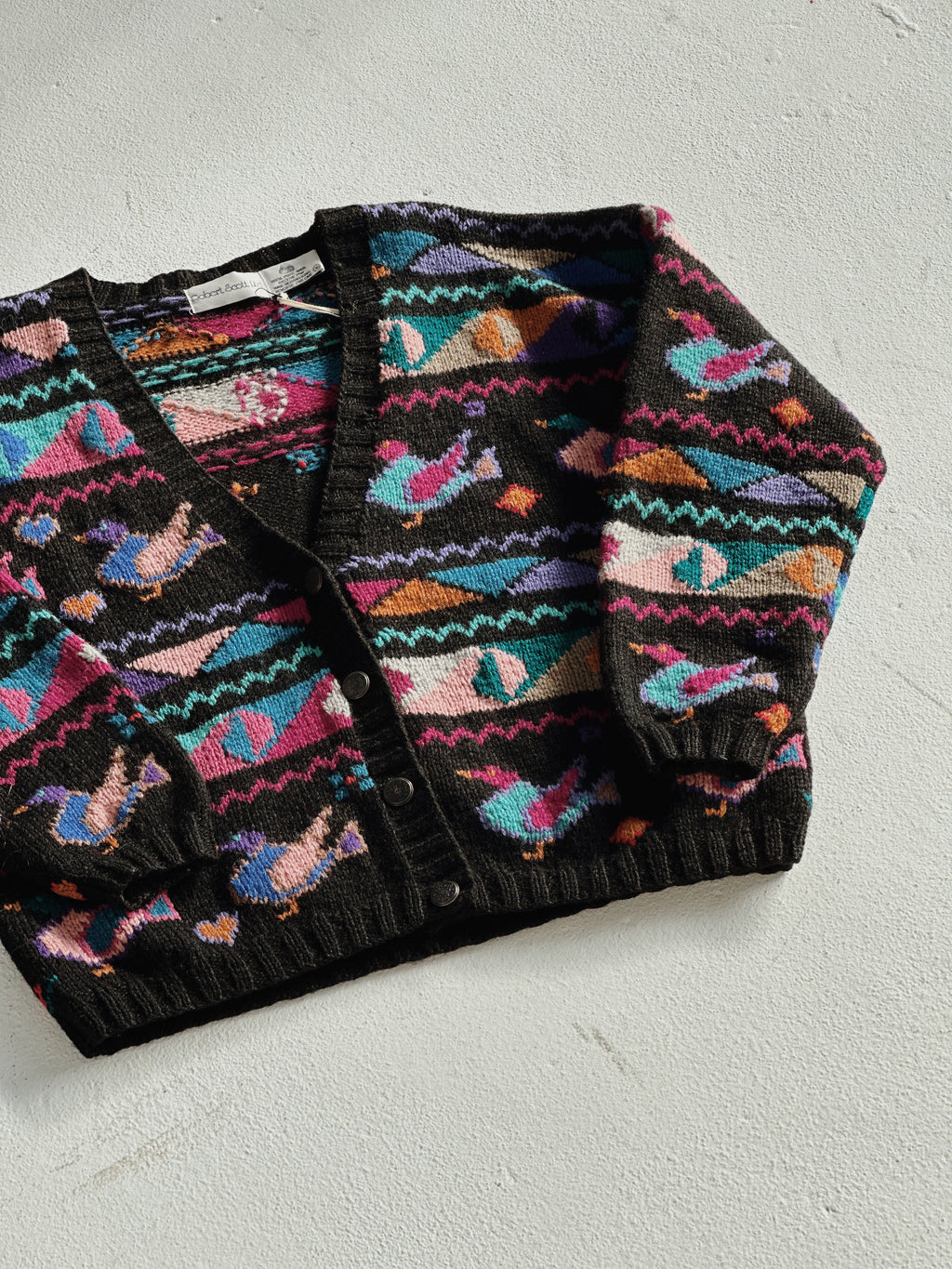 Vintage Duck Wool Cardigan