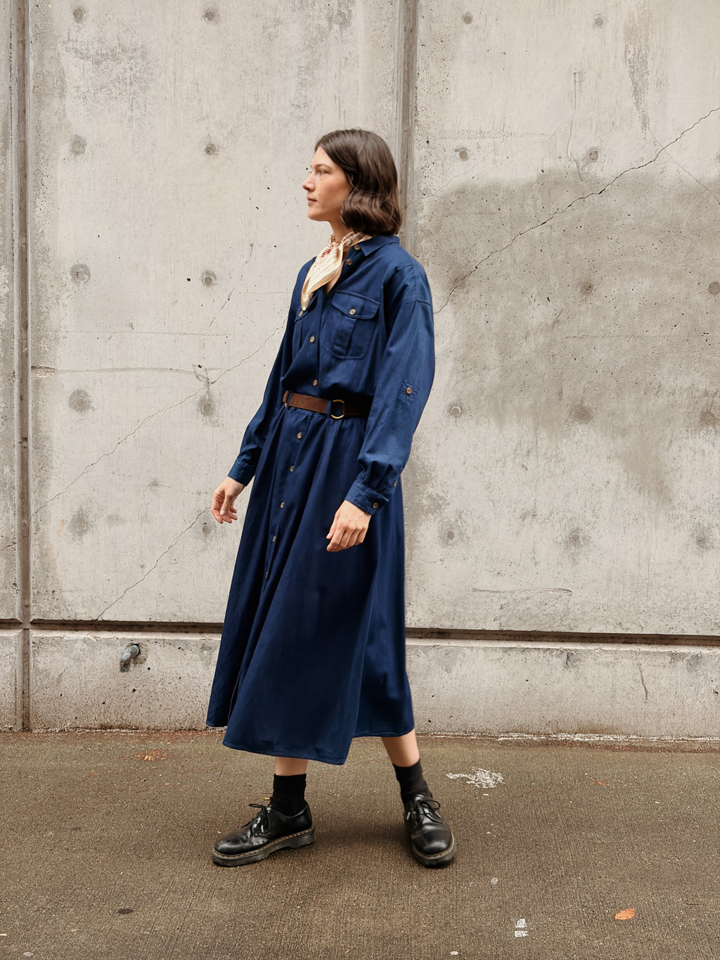 Denim Shirt Dress