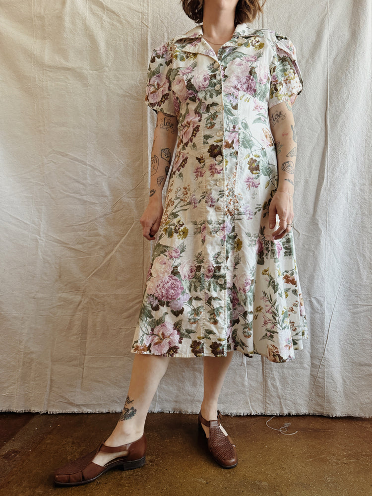 Cotton Floral Midi