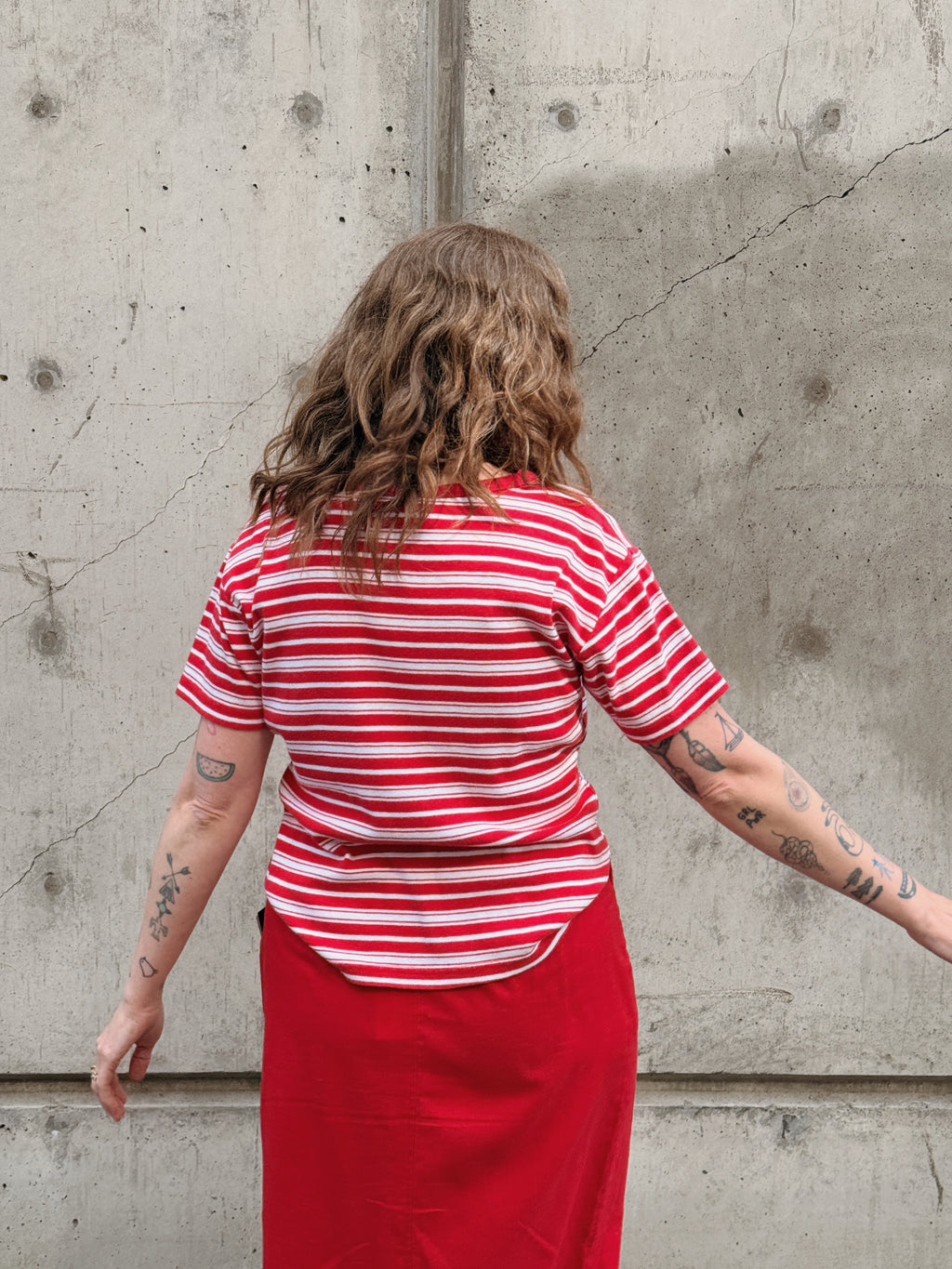 Red Stripe Tee
