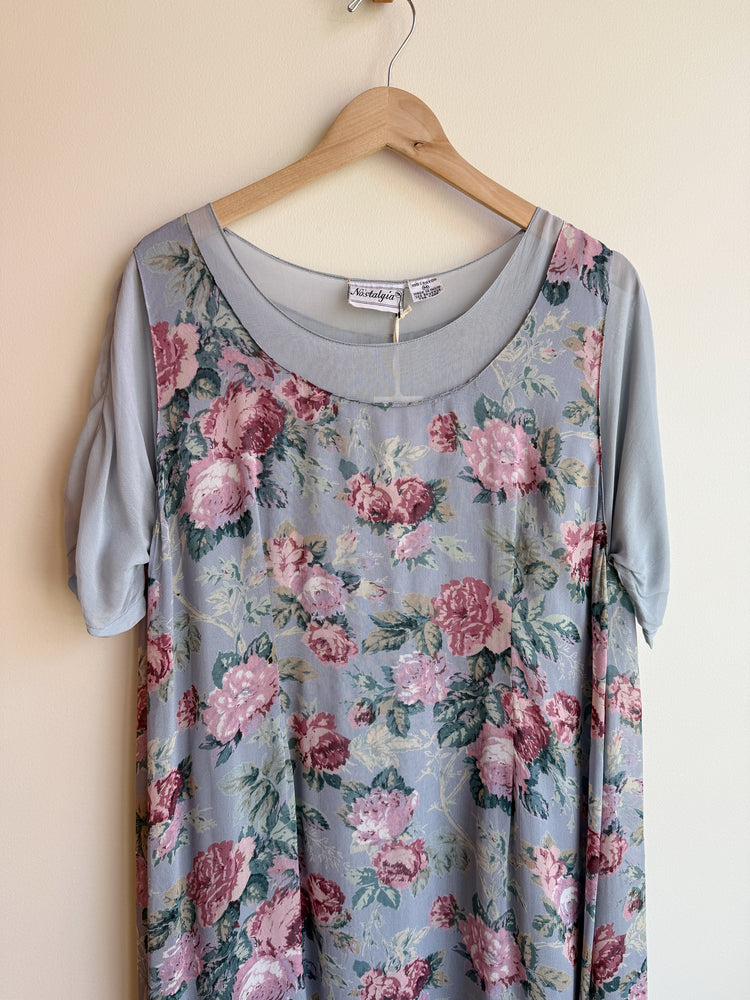 Floral Double Layer Maxi