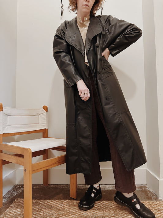 Leather Trench