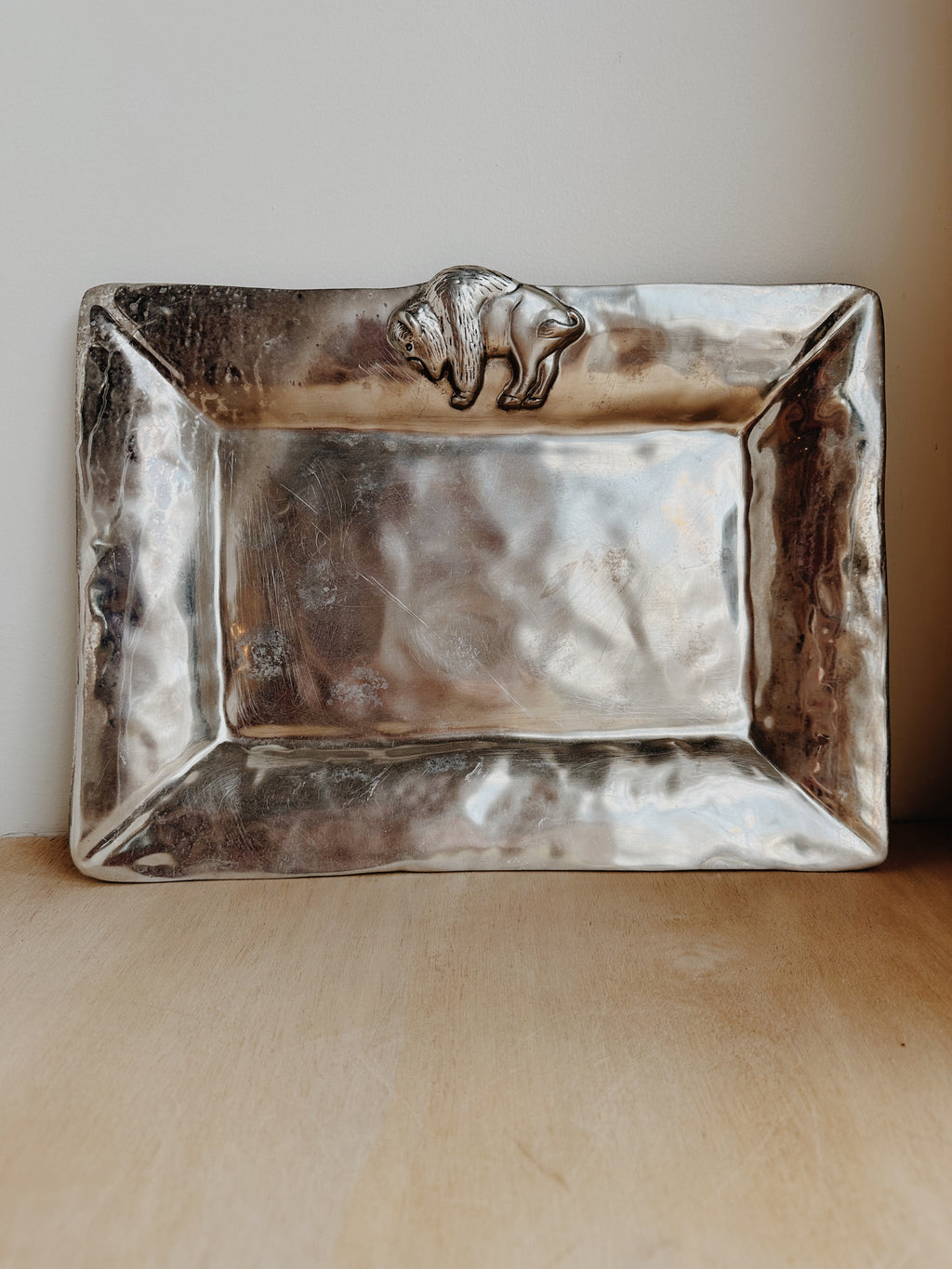 Buffalo Silver Tray