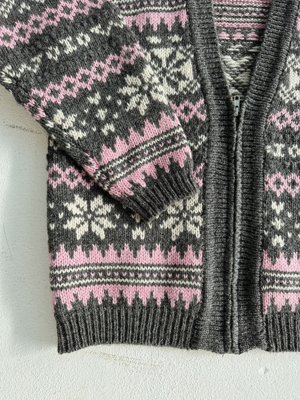 Fairisle Shetland Wool Cardigan