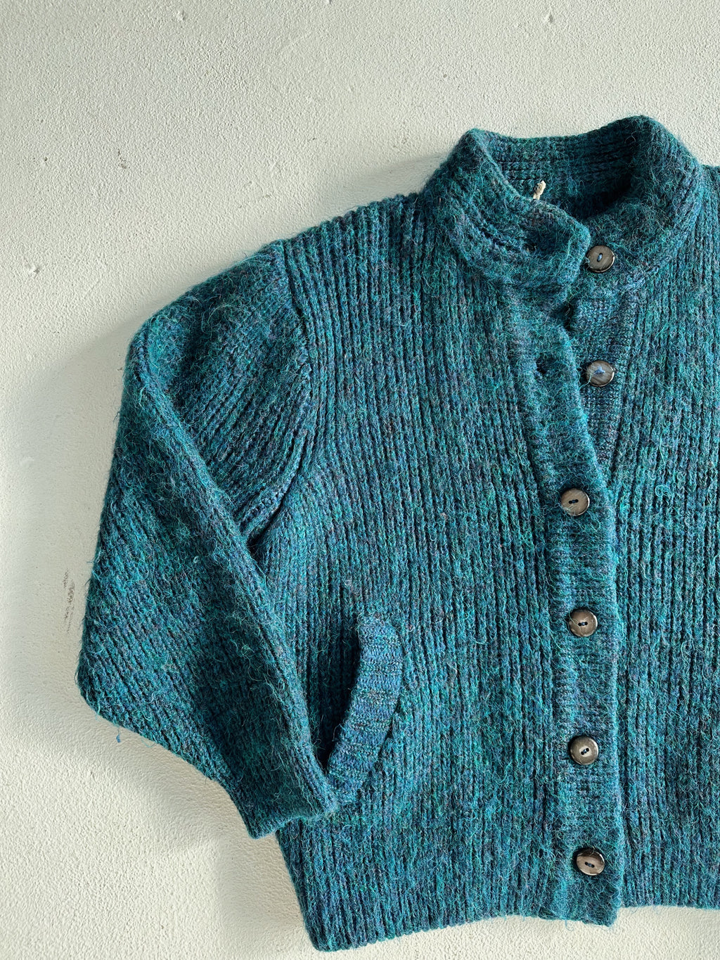 Chunky Knit Wool Cardigan