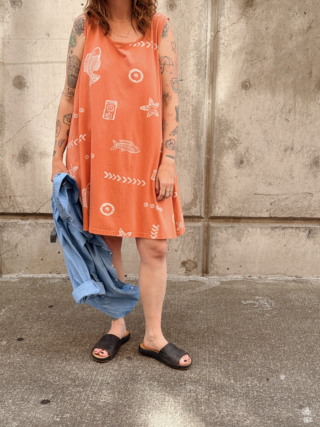 Peach Fish Tank Dress