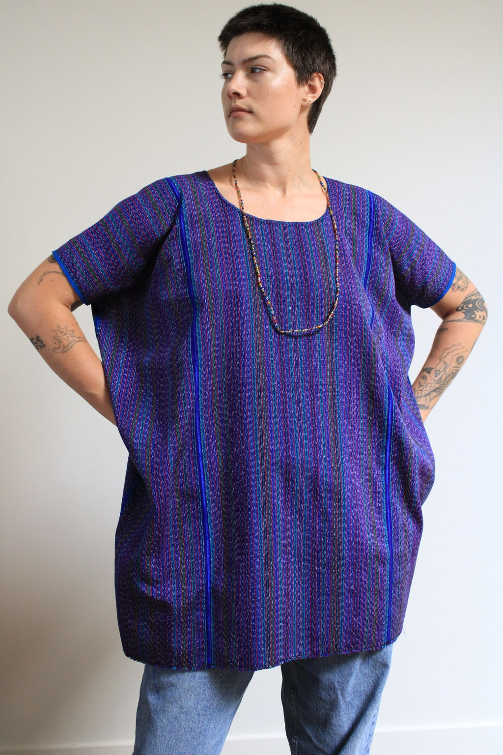 Woven Huipil Tunic