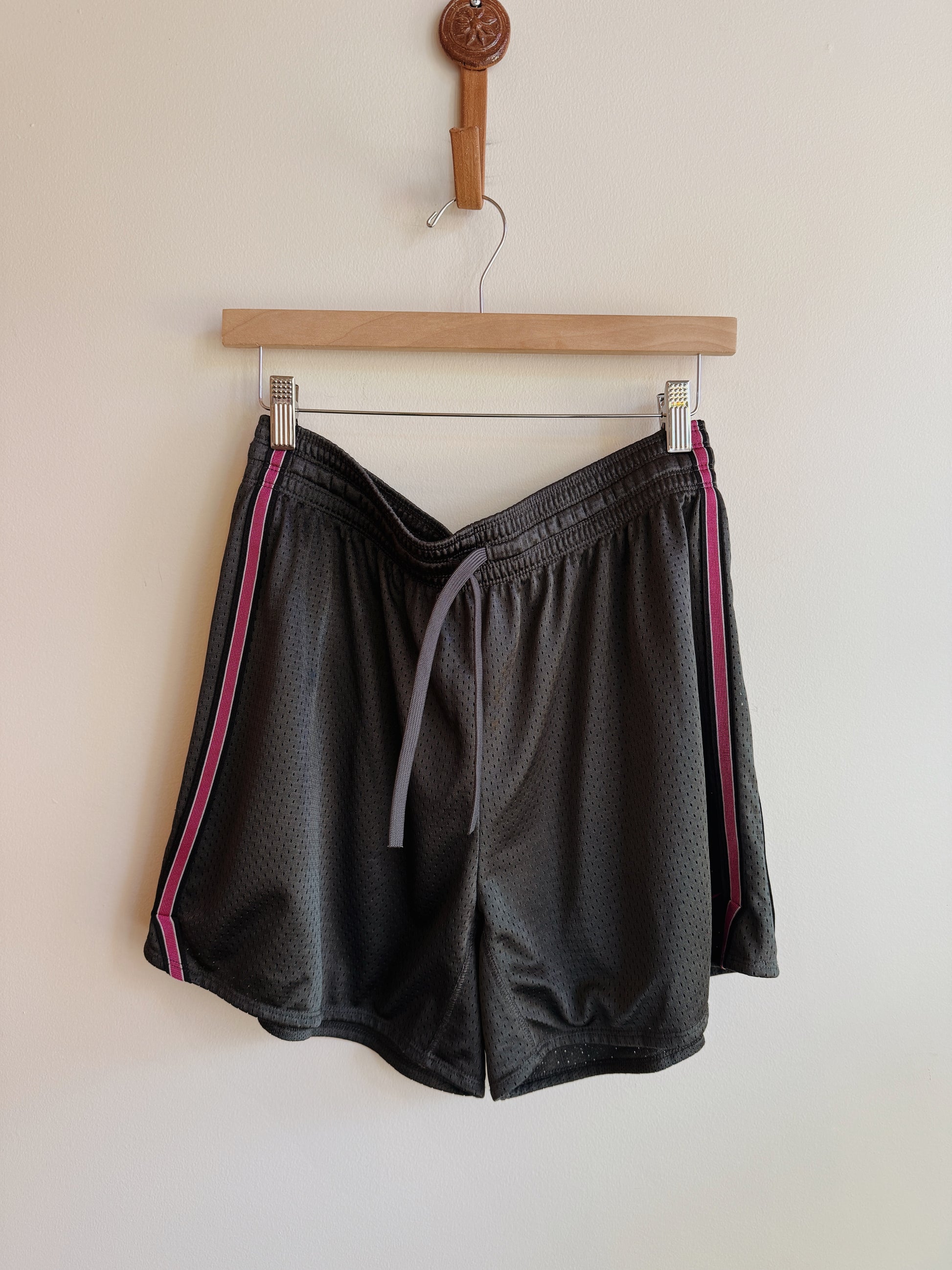 Nike Pink Stripe Mesh Shorts