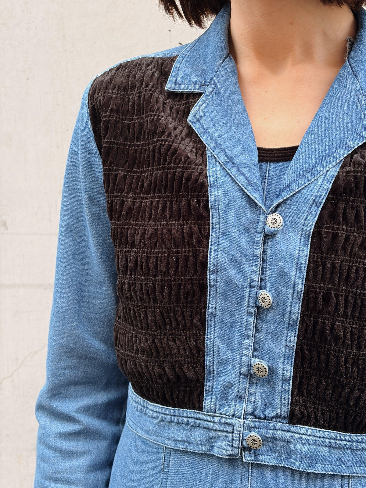 Velvet + Denim Jacket