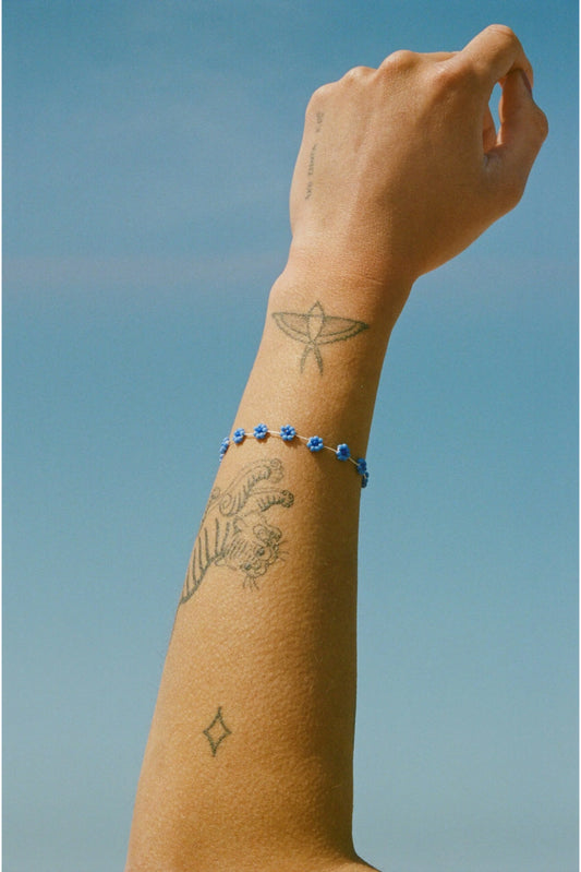 FIORI NO. 08 BLUE / ANKLET