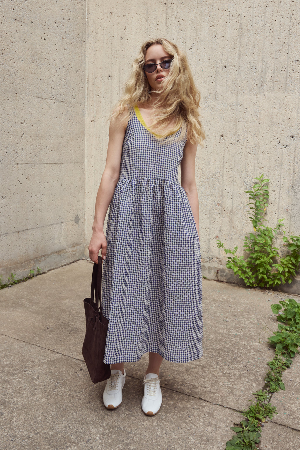 Glinda Gingham Maxi Dress