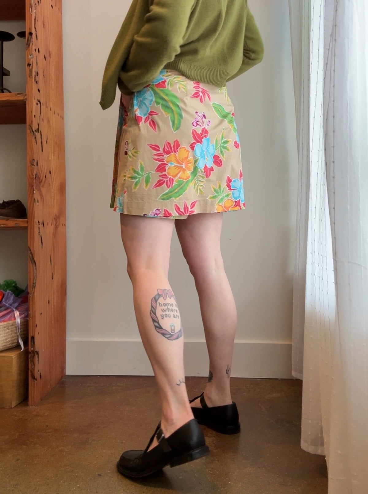 Floral Skort