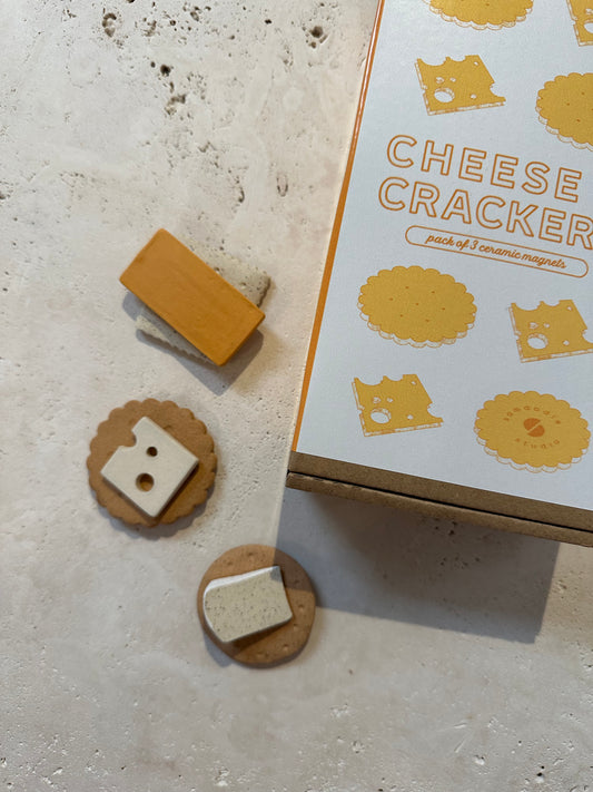 Cheese and Cracker Magnets