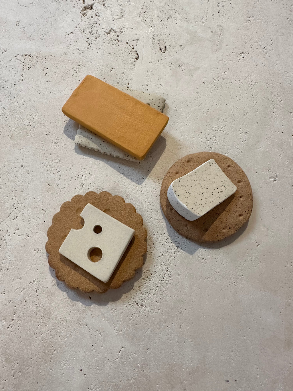 Cheese and Cracker Magnets