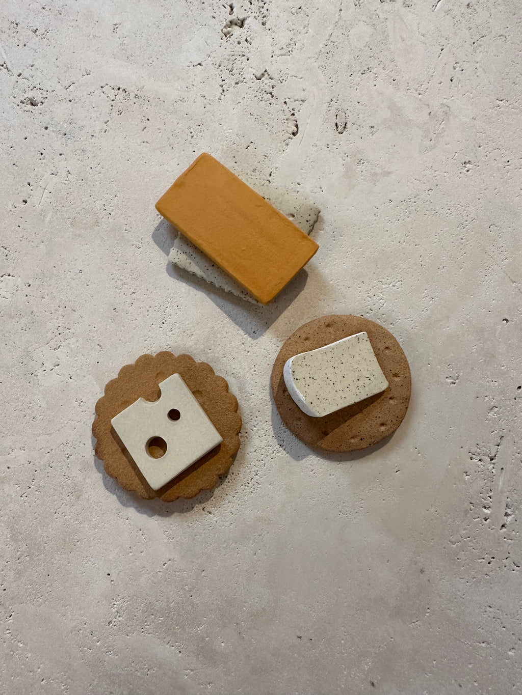 Cheese and Cracker Magnets