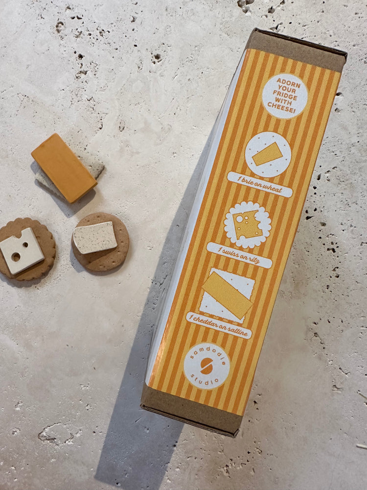 Cheese and Cracker Magnets