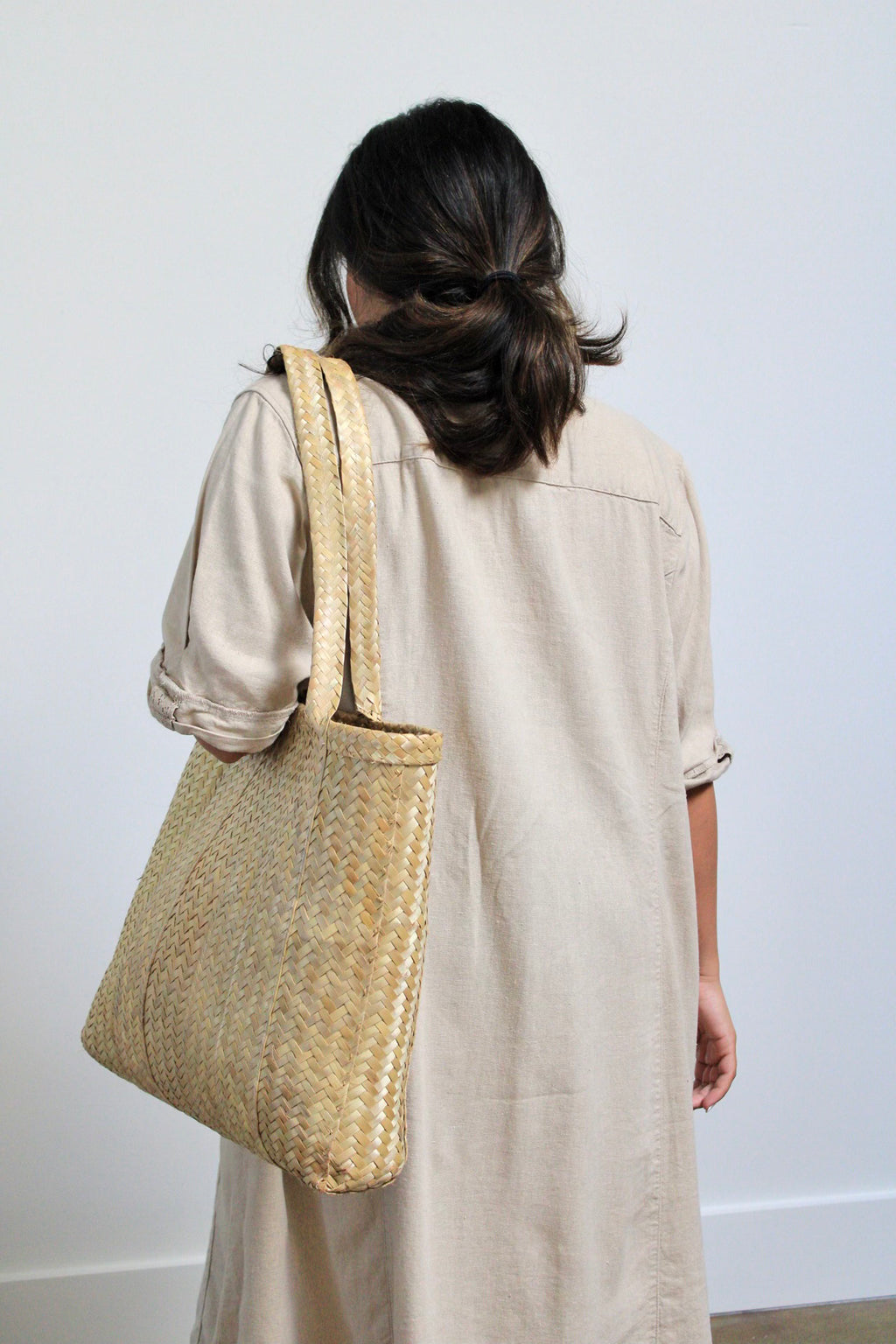 Woven Straw Tote