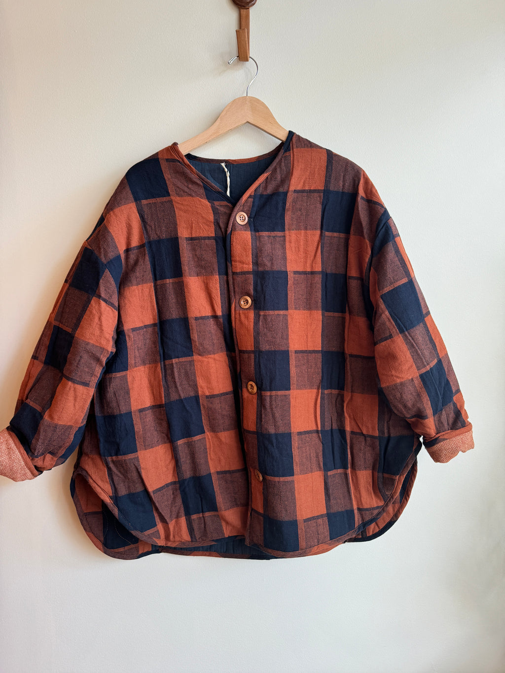 Reversible Patched Jacket